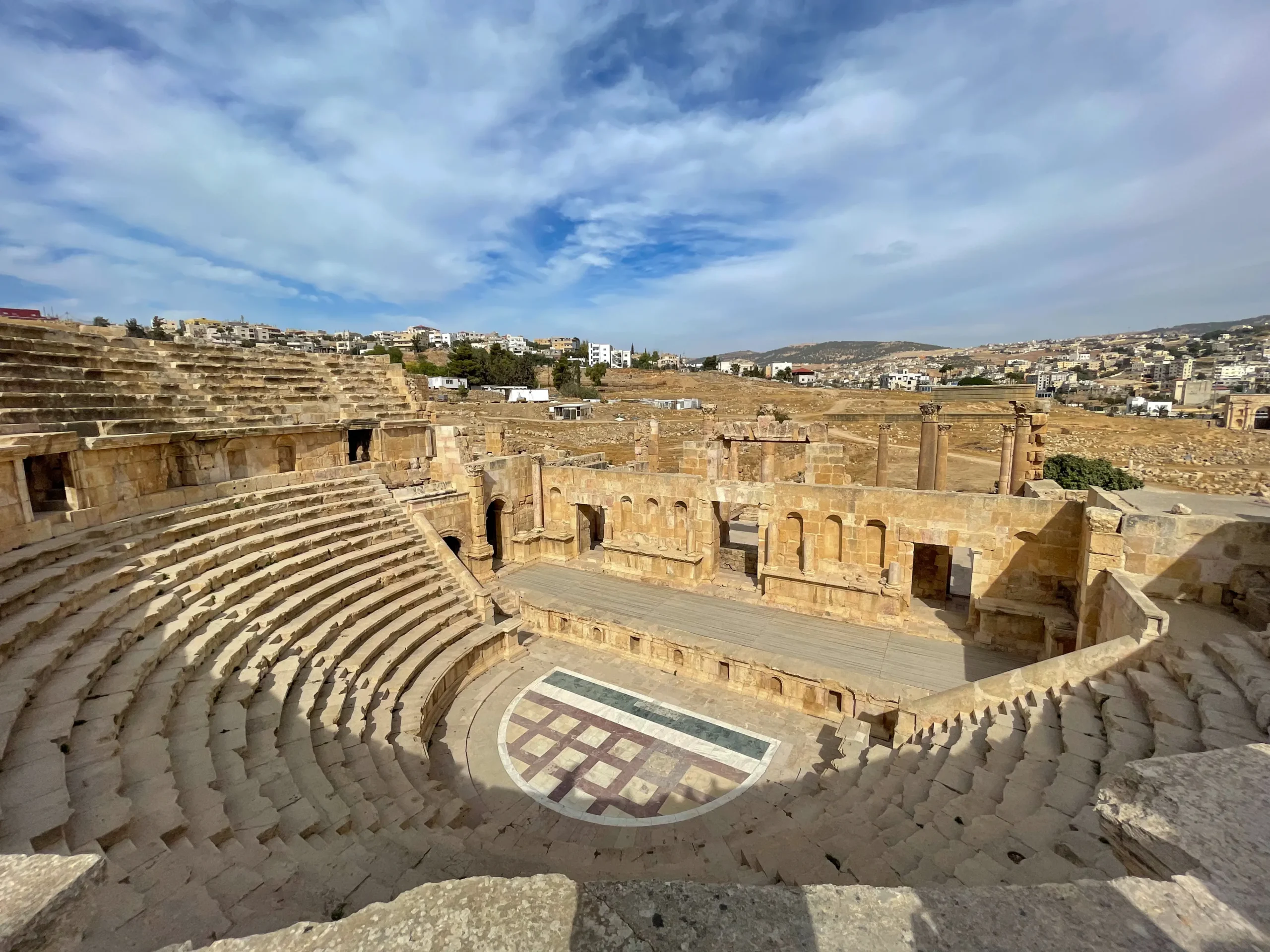 Teatro Romano en Jerash, Jordania