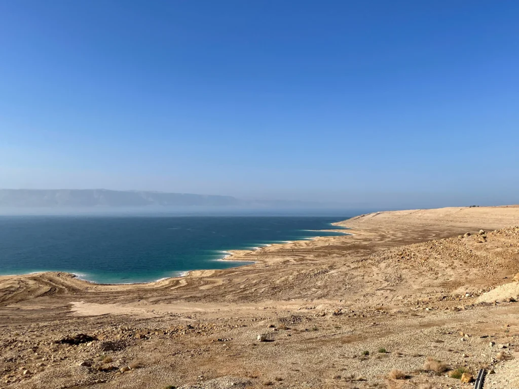Vistas desde la carretera del Mar Muerto Jordania