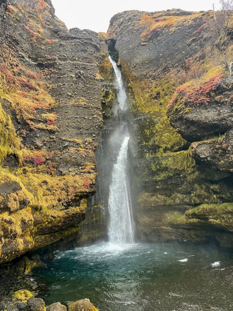 Gluggafoss, la cascada de las ventanas en el sur de Islandia