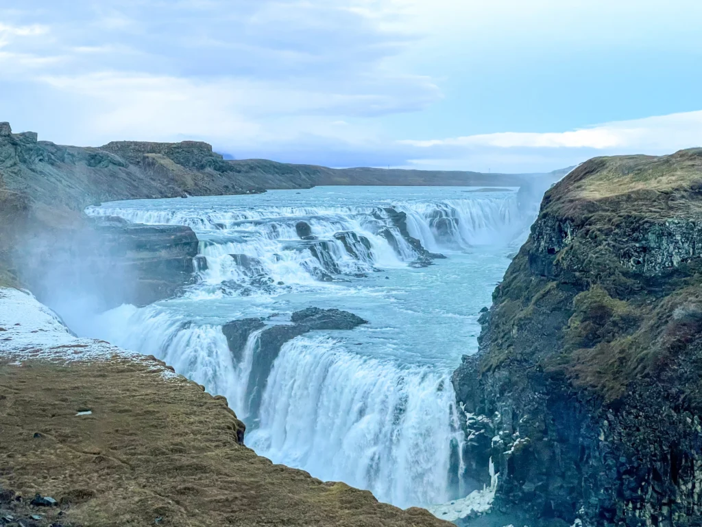 Gullfoss uno de los imprescindibles en una ruta de 5 días por Islandia