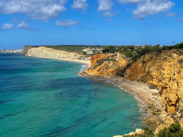 Vistas de la Praia do Canavial desde las pasarelas de la Ponta da Piedade