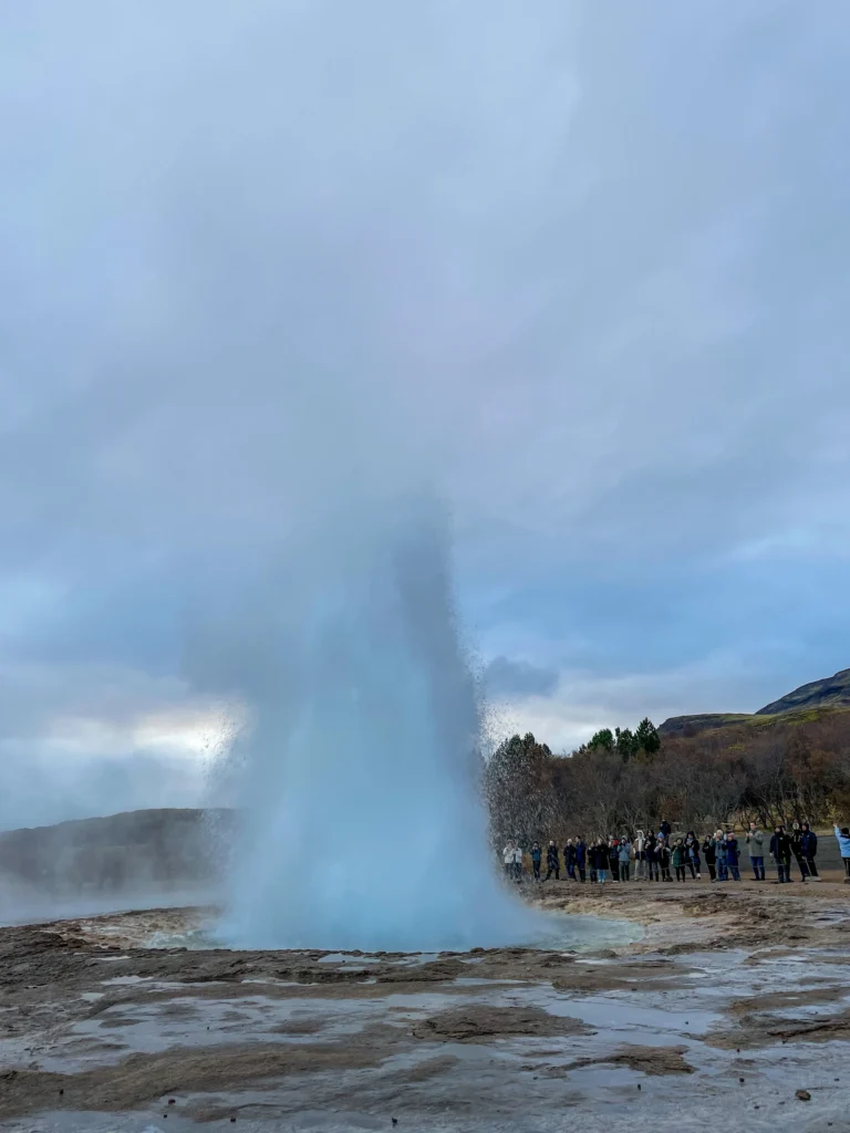 Geyser Strokkur, el más activo de Islandia